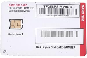 COVERTSAFE Tracfone Verizon 3G/ 4G LTE Activation SIM Card Kit - Standard/Micro/Nano