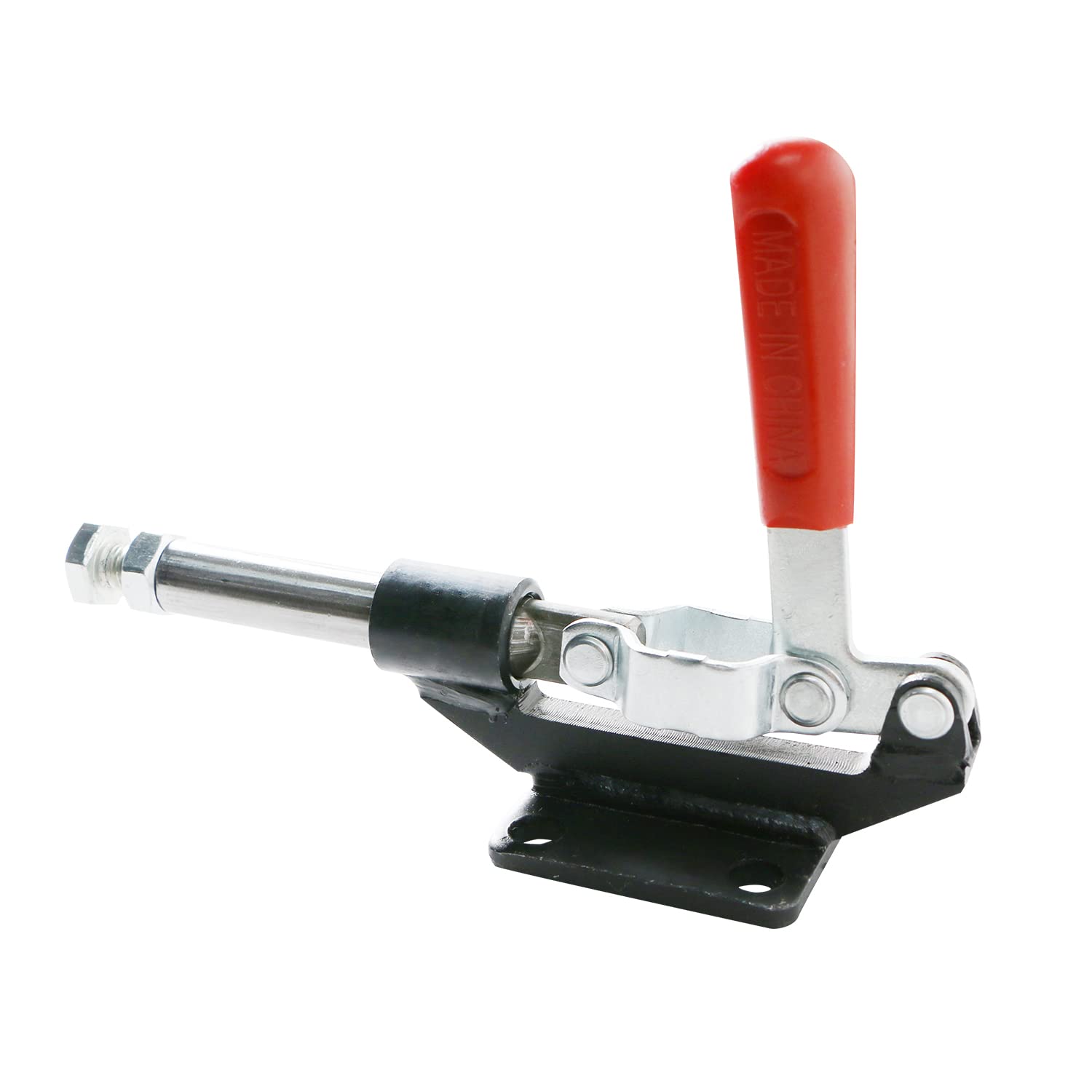 Ohamtes 1PCS Carbon Steel Type 305E, 42mm Travel, 386KG (850 lbs) Push-Pull Latch Clamp, Quick Release Tool, Tooling Clamp, Linear Stroke Toggle Clamp