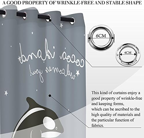 lihousehold 70% Blackout Thermal Window Curtain Man Draws with Colored Smoke Flare Be Creative Multi for Sliding Glass Patio Doors(2 Panels, 54" x 84")