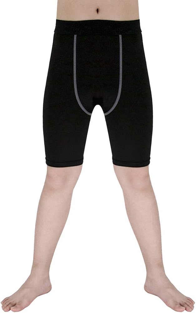 Sanke Youth Boys Soccer Running Shorts Sports Athletic Compression Short Leggings/Tights for Girls: Clothing