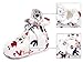 Unisex Baby Booties Cozie Cotton Shoes Baby Socks with Non-slip Mat