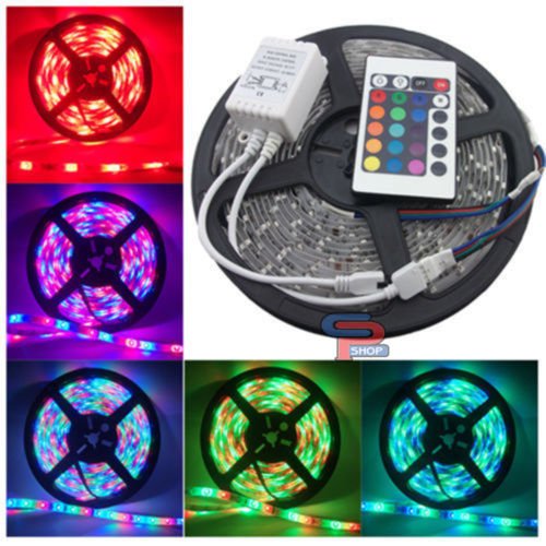 CPEX 5M Water Proof Smd Strip Led Light With Changer,Remote & Adaptor, Multi-Color