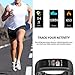TEMEXE All Black Fitness Tracker Waterproof with Color Display Activity Watch Smart Band with Heart Rate Sleep Monitor IP67 Call Message SNS Reminder Wearable Pedometer Wristband for Android iOS