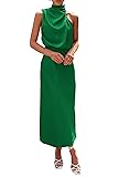 PRETTYGARDEN Women's 2025 Summer Satin Dress