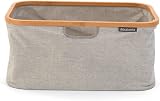 Brabantia 118180 Laundry Basket with Bamboo Top Grey 40 L view 2