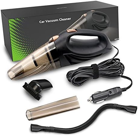 Car Vacuum Cleaner, 12V/106W Powerful Suction Handheld Car Dustbuster, Wet Dry Vacuums Cleaner with 5m Cord