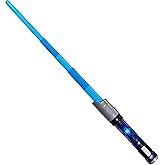 STAR WARS Lightsaber Forge Kyber Core Ezra Bridger, Official Blue Electronic Lightsaber, Use Costumes, Toys for Boys & Girls Ages 4+
