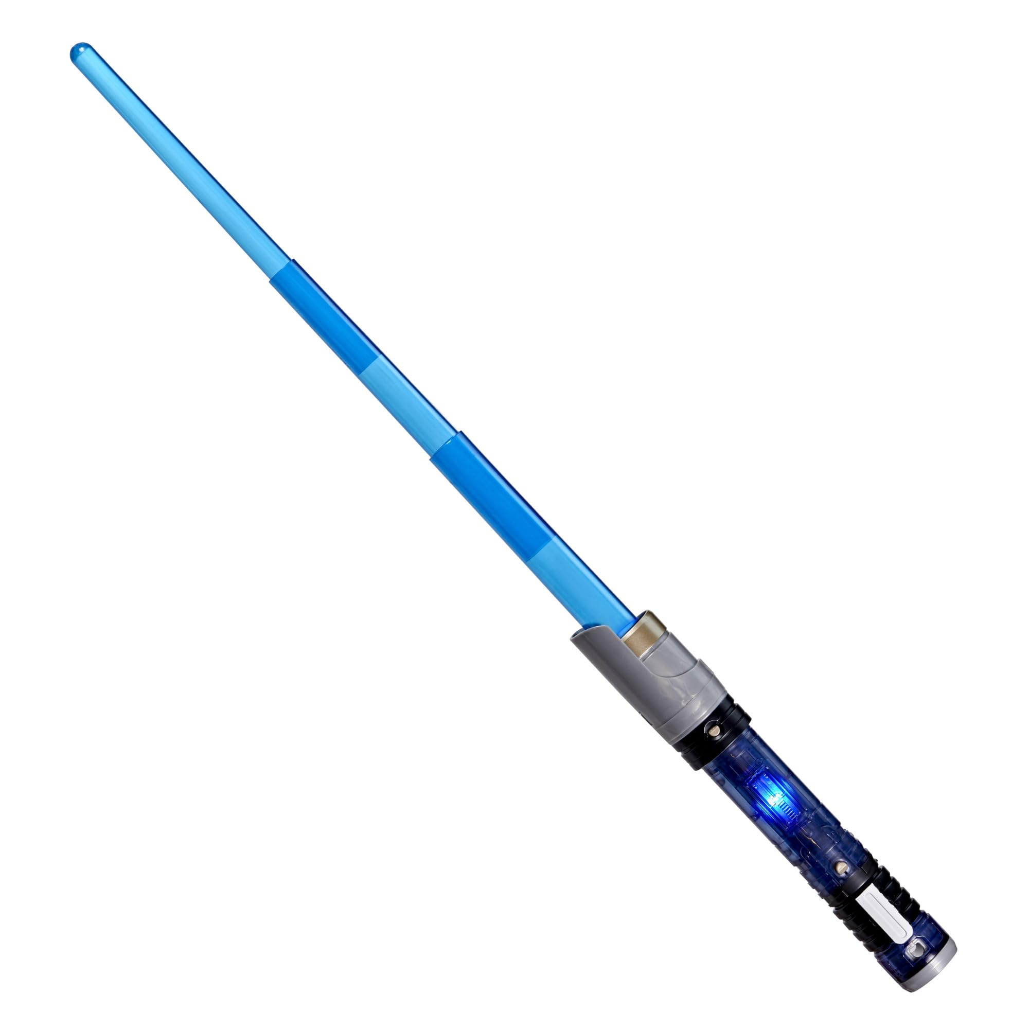 Star Wars Hasbro Lightsaber Forge Kyber Core Ezra Bridger, Blue Customisable Electronic Lightsaber