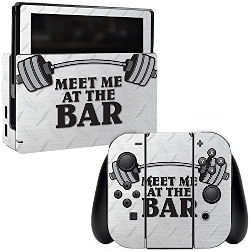 MightySkins Skin Compatible with Nintendo Switch - Meet Me at The Bar | Protect…