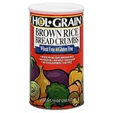 Hol-Grain Brown Rice Bread Crumbs, Wheat Free, Gluten Free, 8-Ounce, (Pack of 3)