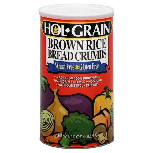 Hol-Grain Brown Rice Bread Crumbs, Wheat Free, Gluten Free, 8-Ounce, (Pack of 3)