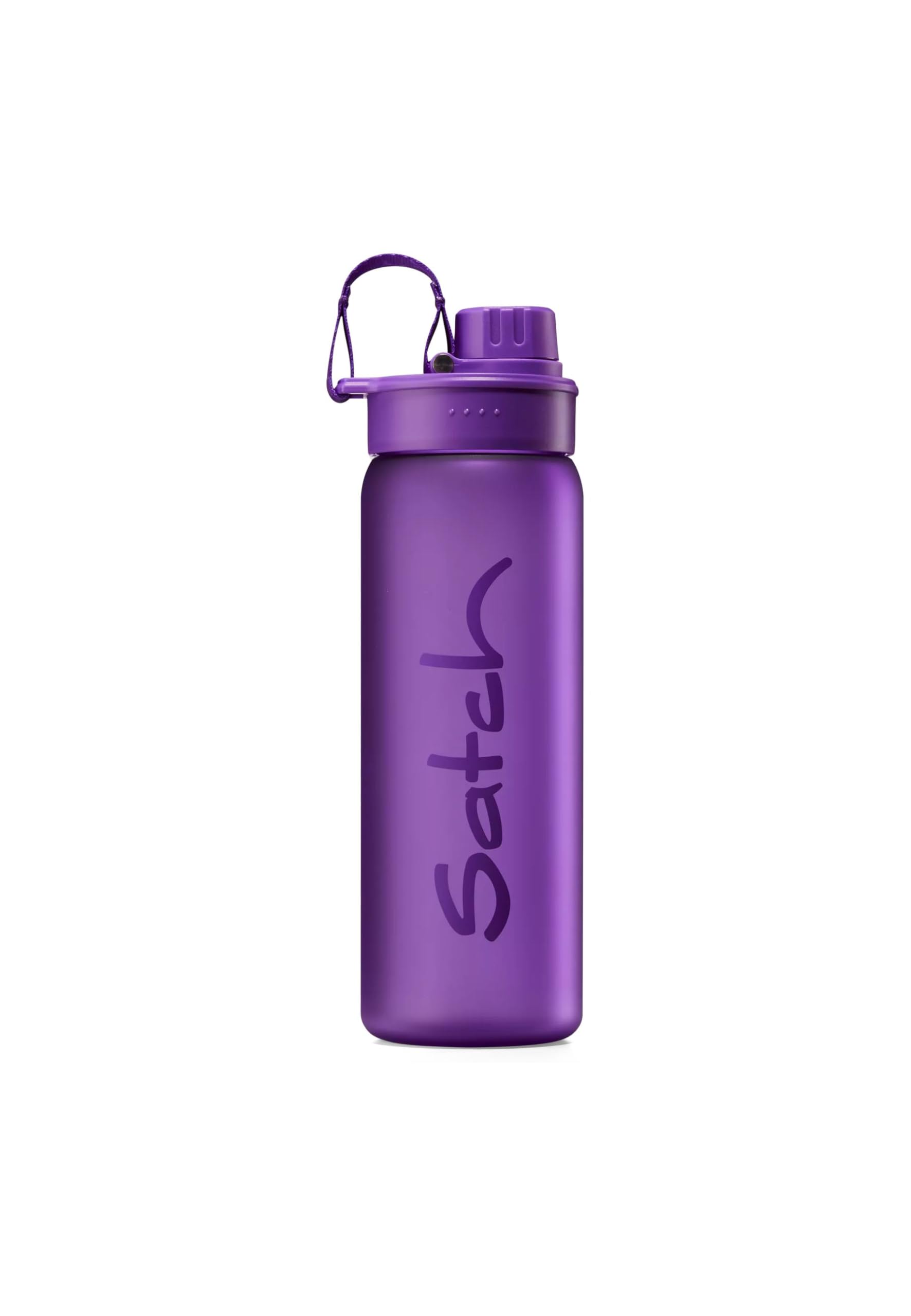 satch Sports Water Bottle, BPA-Free, 650 ml, Leak-proof and Carbonated Drinks, Suitable for Sports and Soft Drinks, Purple Tritan, Blue