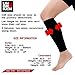 Unbrokenshop.com Cross Fit Shin Guard Calf Compression Sleeve, Weightlifting, Deadlift, Rope Climb, Box Jumps for Men Women, One Sleeve (Black) (L/XL)