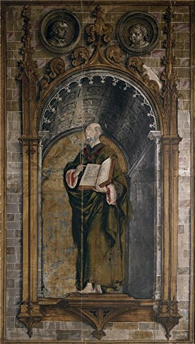 The Polyster Canvas Of Oil Painting 'Berruguete Pedro San Pedro 1493 99 ' ,size: 12 X 21 Inch / 30 X 54 Cm ,this High Resolution Art Decorative Canvas Prints Is Fit For Bar Artwork And Home Decoration And Gifts