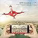 DoDoeleph Syma X5UW FPV RC Drone with 720P HD Wi-Fi Camera Live Video Training Quadcopter for Beginners- Altitude Hold Headless Mode Gravity Sensor One Key Return Includes Bonus Battery