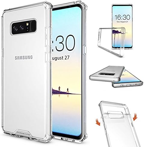 Samsung Galaxy Note 8 Case, Mosafe Soft TPU Clear Transparent Slim Thin Shockproof Bumper Back Cover Protective For Samsung Galaxy Note 8 2017 (Clear)