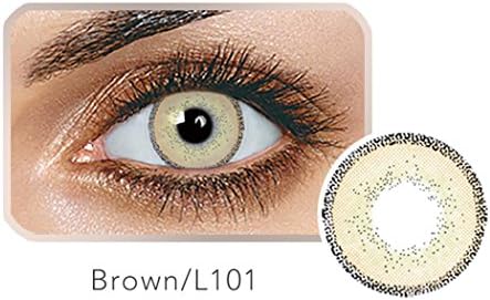Diaper Multi-Color Cute Contact Lenses Color Blends Cosplay Eyes Cosmetic Makeup Eye Shadow (A Pair)