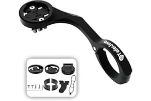 YADERJOVE Bike Computer Mount - Garmin Bike Mount for Garmin Edge 200 500 510 520 800 810 820 1000 1030,Out Front Cycling Computer Mount Compatible with Road Bike GPS Computer,Garmin,Combo & GoPro Action Camera