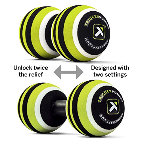 TriggerPoint MB2 Double Massage Ball Roller for Back and Neck Relief