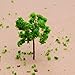 WINOMO 25pcs Model Trees Mini Scenery Landscape Architecture Train Railroad Trees