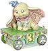 Disney Traditions by Jim Shore Dumbo Baby Birthday Train Age 3 Stone Resin Figurine, 3.5”