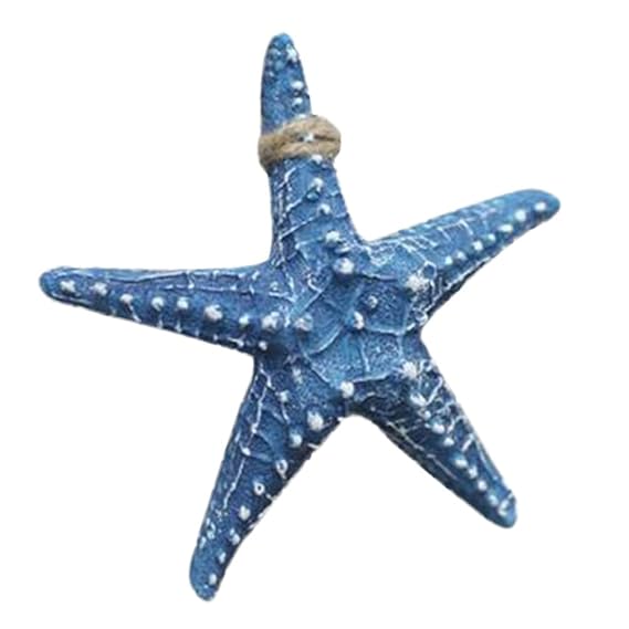 Hanging Resin Starfish, Aerobin 1PC Mediterranean Style Wall Decoration