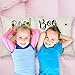 Dreampark Halloween Pillow Covers 18x18, Halloween Decoration Square Cotton Linen Burlap Decorative Throw Pillowslip Cushion Covers with Pumpkin Little Witch Decor Set of 4