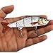 Isafish Fishing Lure 4 Sections Swimbait Bait Tackle
