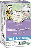 Traditional Medicinals Just for Kids Organic Tummy Comfort Herbal Tea,18-Count Wrapped Tea Bags (Pack of 6)