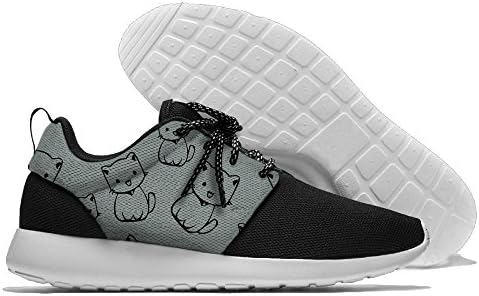 Cat With Tongue Out Cartoon Men's Shoes Casual Running Shose