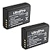 UltraPro LP-E10 Battery 2-Pack Bundle Li-Ion 1100mAh Batteries with Rapid Travel Charger for Select Canon Cameras Including EOS Digital Rebel T3, T5, T6, T7, 1100D, 1200D, 1300D, Kiss X50, and X70