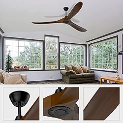 CLUGOJ Ceiling Fan, Outdoor Ceiling Fan with Remote