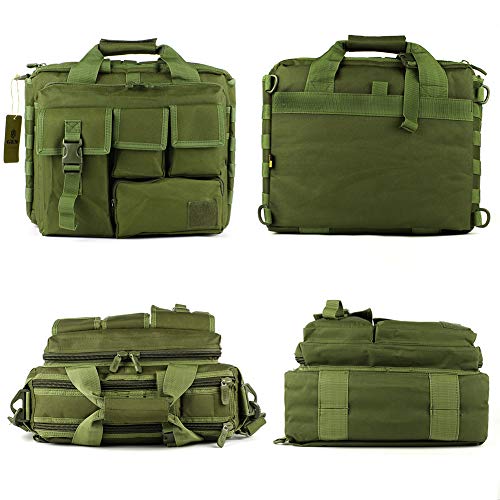 GES Tactical Briefcase, 15.6" Men's Messenger Bag Military Briefcase