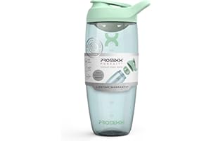 Promixx PURSUIT Protein Shaker Bottle – Premium Sports Shaker Bottles for Protein Mixes and Supplement Shakes – Easy Clean, Durable Protein Shaker Cup