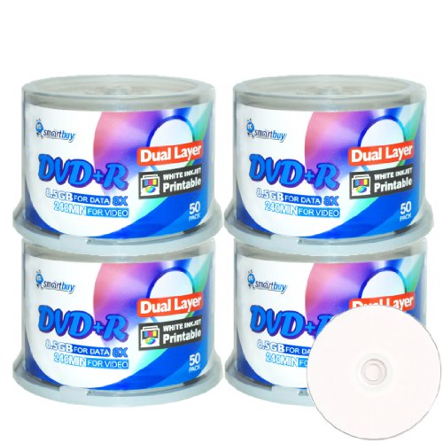 Smart Buy 0 Pack Dvd R Dl 8 5gb 8x Dvd Plus R Double Layer Printable White Inkjet Blank Data Recordable Media 0 Buy Online In Aruba At Aruba Desertcart Com Productid
