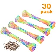 YUYUSO 30 Pack Cat Catnip Toys Spring Tube Toy Colorful Fun Pet ActionInteractive Toys