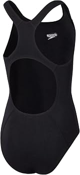 Speedo Women's Eco Endurance+ Medalist Swimsuit Black view 4