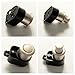 Push Knob Latch Keyless RV Cabinets Lock Drawers Knob Push Button Latch for RV Boat Caravans Replacement,for Thickness of 18-24mm,Hole of 25mm Diameter,Alloy Handle Nickel Plated - 1 pcs