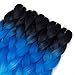 Ombre Kanekalon Braiding Hair Extensions 5Pcs/Lot 24
