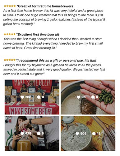 Brooklyn Brew Shop Hard Cider Making Kit: Starter Set with Reusable Glass Fermenter, Equipment, Ingredients - Perfect for Making Craft Hard Cider at Home (Renewed)