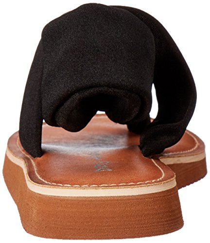 Dirty Laundry Women's Flat Sandal - Studded Strappy Design With Mixed Molded Footbed