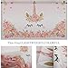 Allenjoy 5x3ft Photography Unicorn Birthday Party Photo Backdrop Sweet Pink Girls Baby Shower Decor Background Newborn Child Pastel Color Photo Portrait Stduio Background Dessert Table