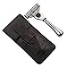 Travel Mach 3 Razor & Leather Case - From Parker Safety Razor