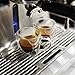 GROSCHE Turin Double Wall Glass Espresso Cups with Ergonomic Handles - Insulated Glass Cappucino Mugs - Clear Mug - Double Walled Latte Cup - Espresso Mugs (4.75 fl oz - Set of 2)