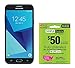 Simple Mobile Samsung Galaxy J7 Sky Pro 4G LTE Prepaid Smartphone with Free $50 Unlimited Bundle