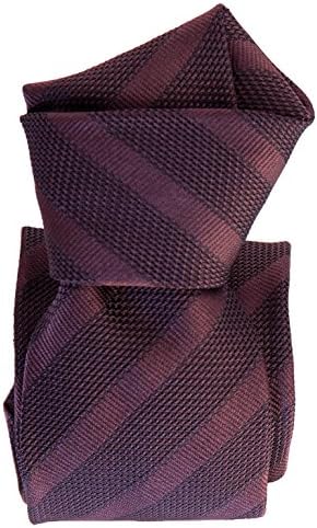 Elizabetta Men's Italian Silk Grenadine Tie Necktie, Handmade in Italy (Refosco)