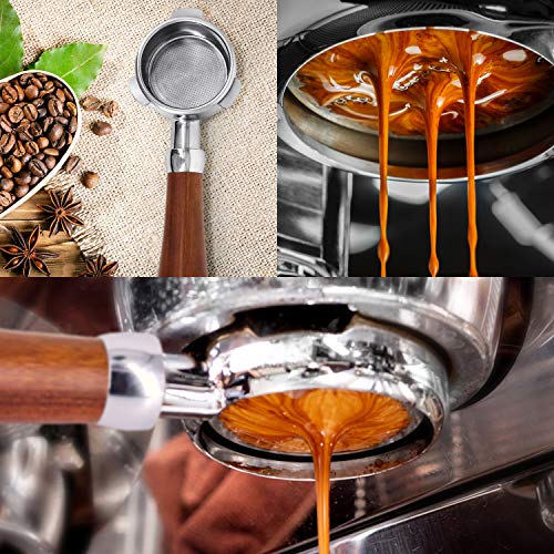 54mm Bottomless Naked Portafilter Fits 54mm Breville 8 Series Barista Series Filter Basket