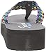 Skechers Cali Women's Vinyassa-Beweave It Flip Flop,Black/Multi Weave,7 B US