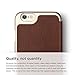 iPhone 6S Case, elago [Leather Flip][Brown/Champagne Gold] - [Card Slot][Screen Protection][Premium Hybrid Construction] – for iPhone 6/6S
