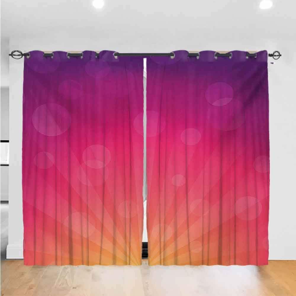 Orange and Pink Grommet Curtain Backdrop Ombre Inspired Background